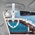 NEW 2PCS BARBED WIRE WHITE JDM TSURIKAWA RING WHITE Handle Strap Drift Charm