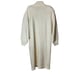 Vintage 80s I.B. Diffusion long cream appliqué sweater. Large