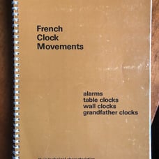 French Clock Movements 1979 BOOK