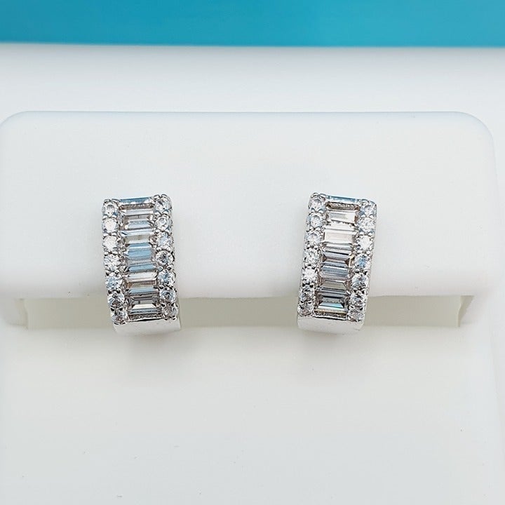 925 Sterling Silver CZ Beautiful Earrings for Women, 1USPAR4264
