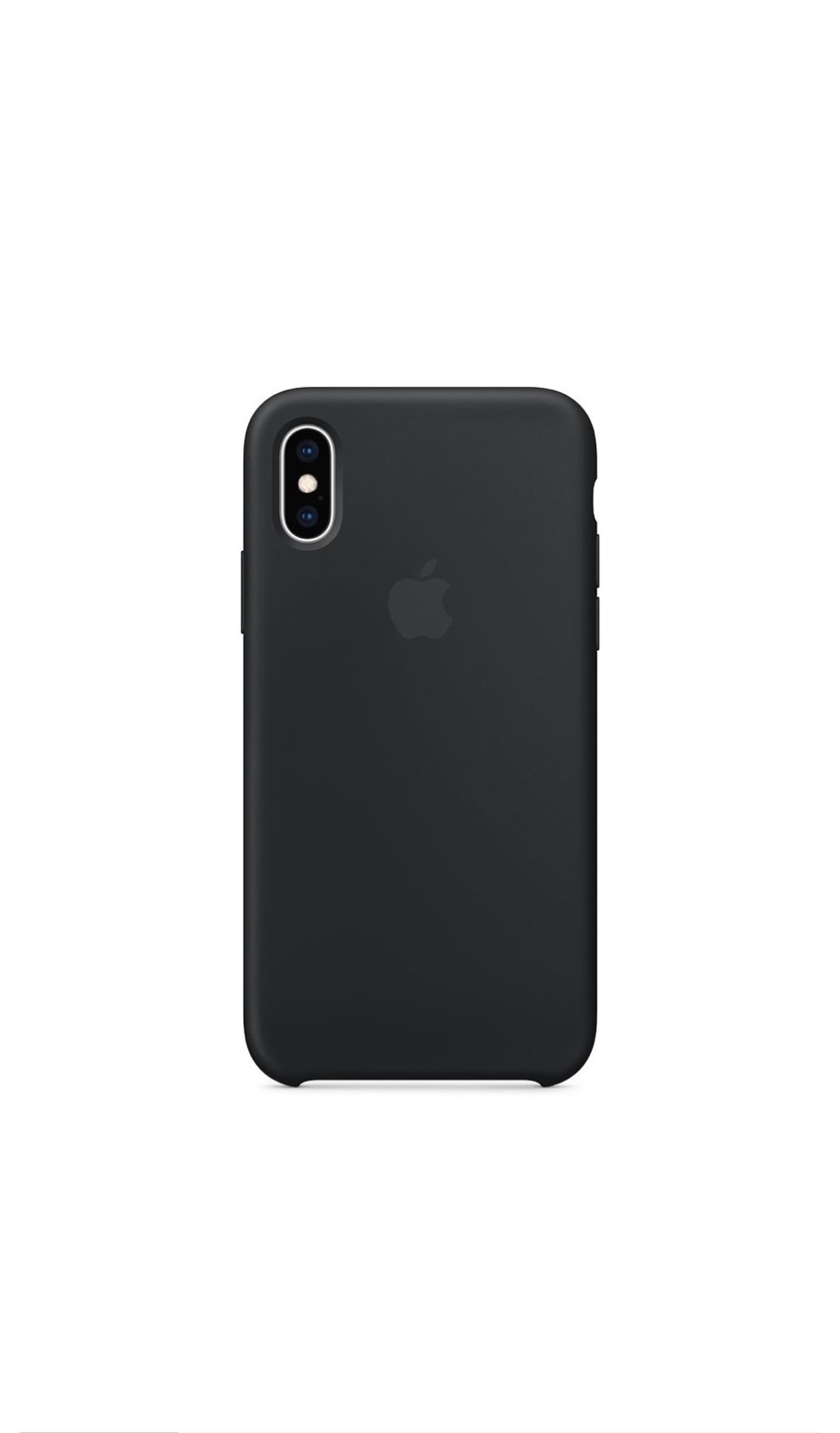 Apple iPhone XS Silicone Case - Black