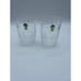 Crystal COLLEEN Old Fashioned Whiskey Glasses Tumblers 4.5” Set Of 2