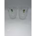 Crystal COLLEEN Old Fashioned Whiskey Glasses Tumblers 4.5” Set Of 2