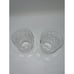 Crystal COLLEEN Old Fashioned Whiskey Glasses Tumblers 4.5” Set Of 2