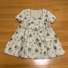 Pink House Blue Rose Tunic