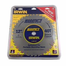 Irwin Tools Marathon Carbide Table/Miter Circular Blade, 12-Inch, 40T (14080LWC)