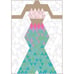 Quilt Kit~Be a Mermaid~63 x 90 Mer-Mazing Twin Quilt w/ Choice of Skin Color