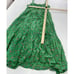 Xirena Dress Womens Small Green Floral Sophie Midi V Neck Tiered Cotton