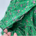 Xirena Dress Womens Small Green Floral Sophie Midi V Neck Tiered Cotton