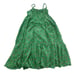 Xirena Dress Womens Small Green Floral Sophie Midi V Neck Tiered Cotton