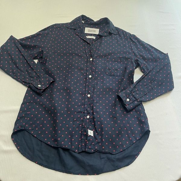 Grayson The Hero Button Up Longsleeve Shirt Lady Bug Women’s Size 1 US XS