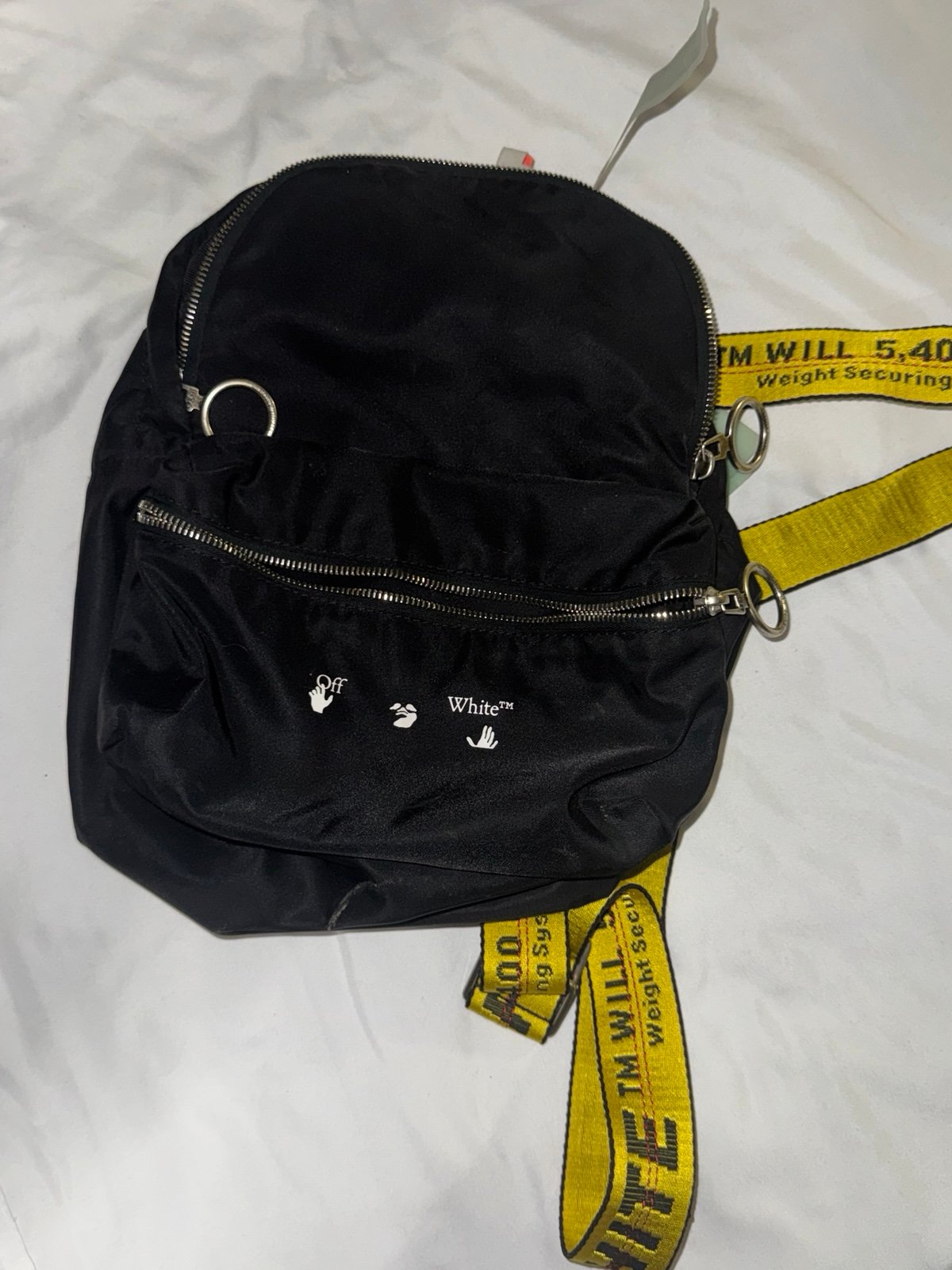 Off white mini backpack