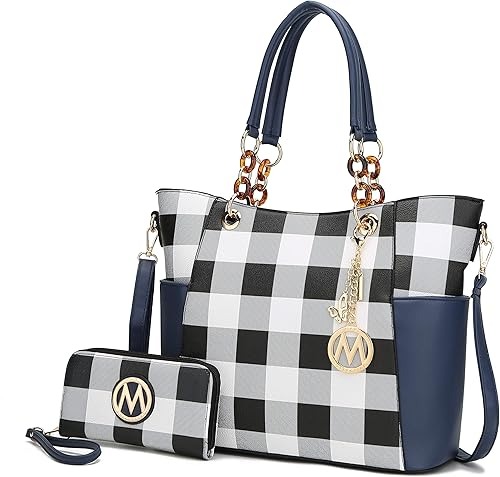 MKF Collection Tote Bag & Wallet Set - Vegan Leather UIC#7026