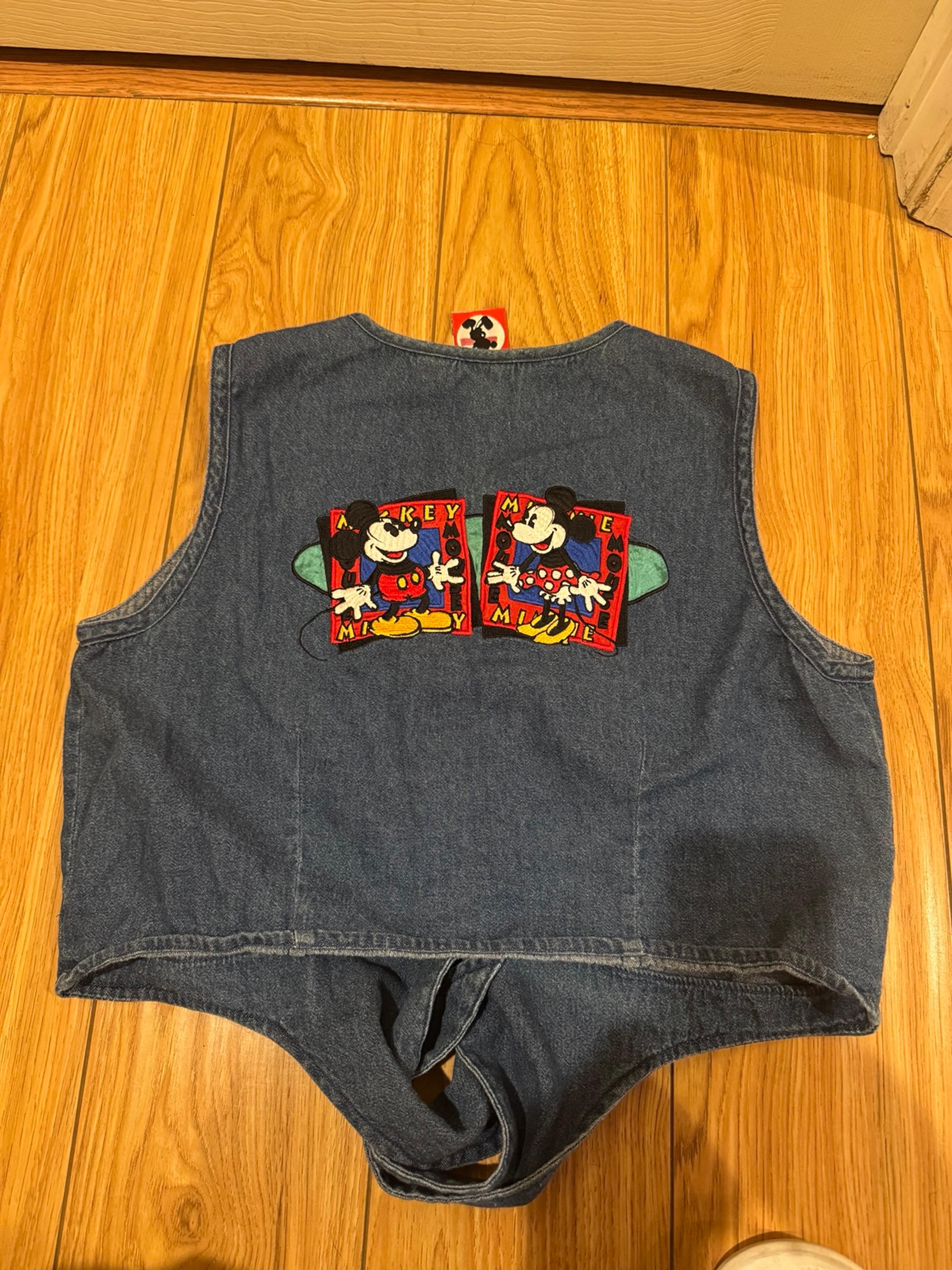 Vintage Mickey Mouse denim vest