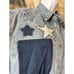 New Free People x One Teaspoon JOHNNY BLUE STAR CLASSIC EVERYDAY SHIRT Size S