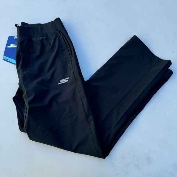 NWT SKECHERS GO WALK MOVEMENT BLACK PANTS SZ MEDIUM M