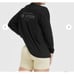 Oner Active lifters long sleeve shirt jet black gym workout shirt