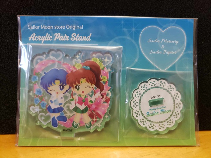 Sailor Moon Store Acrylic Pair Stand - Sailor Mercury and Jupiter