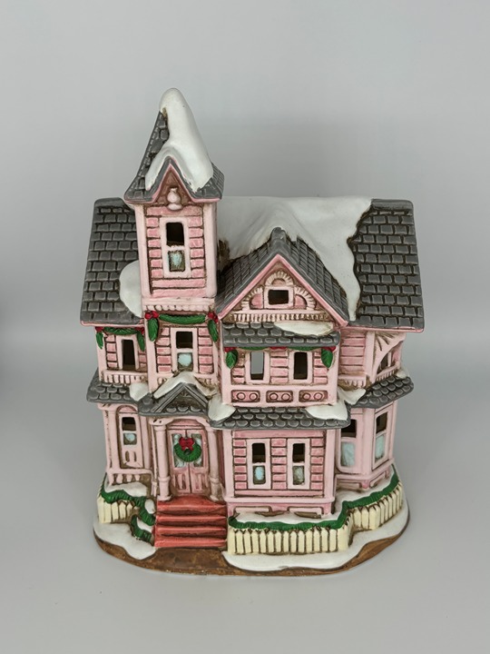 VTG Lefton Colonial Village KIRBY HOUSE #00716 Christmas Decoration 1992