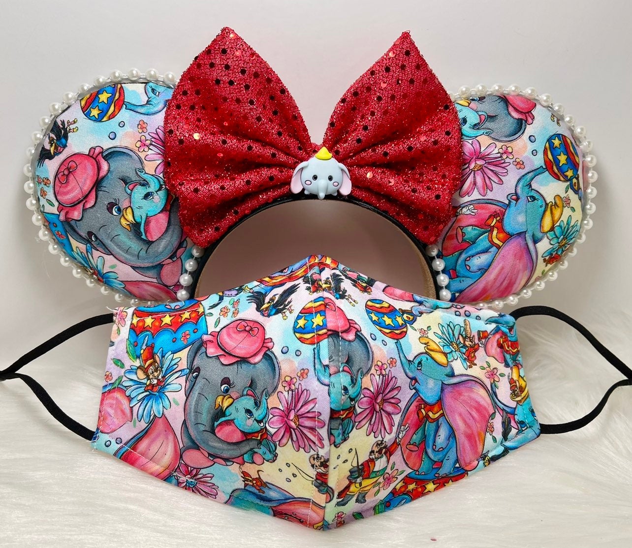 Classic Dumbo ears matching mask