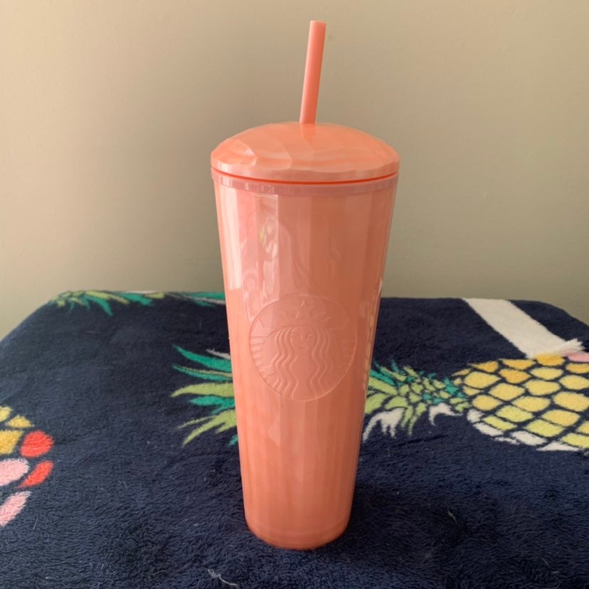 Starbucks Dome Top Pink Kaleidoscope Cup