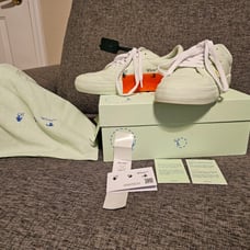 Mint Off-White Vulc Sneakers (Tried on Once)