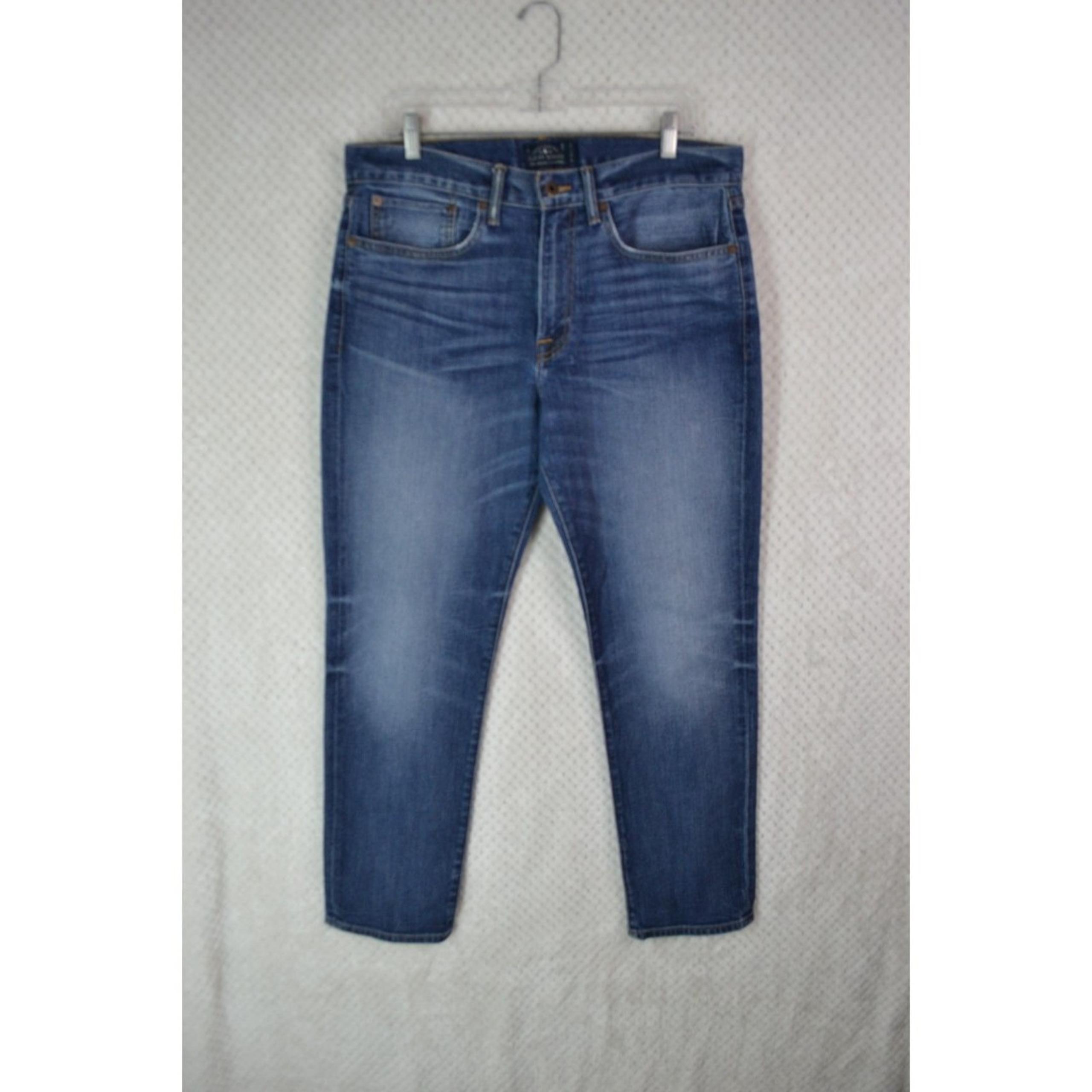 Lucky Brand 121 Heritage Slim Men's 34x30 Medium Wash Straight Leg Jeans