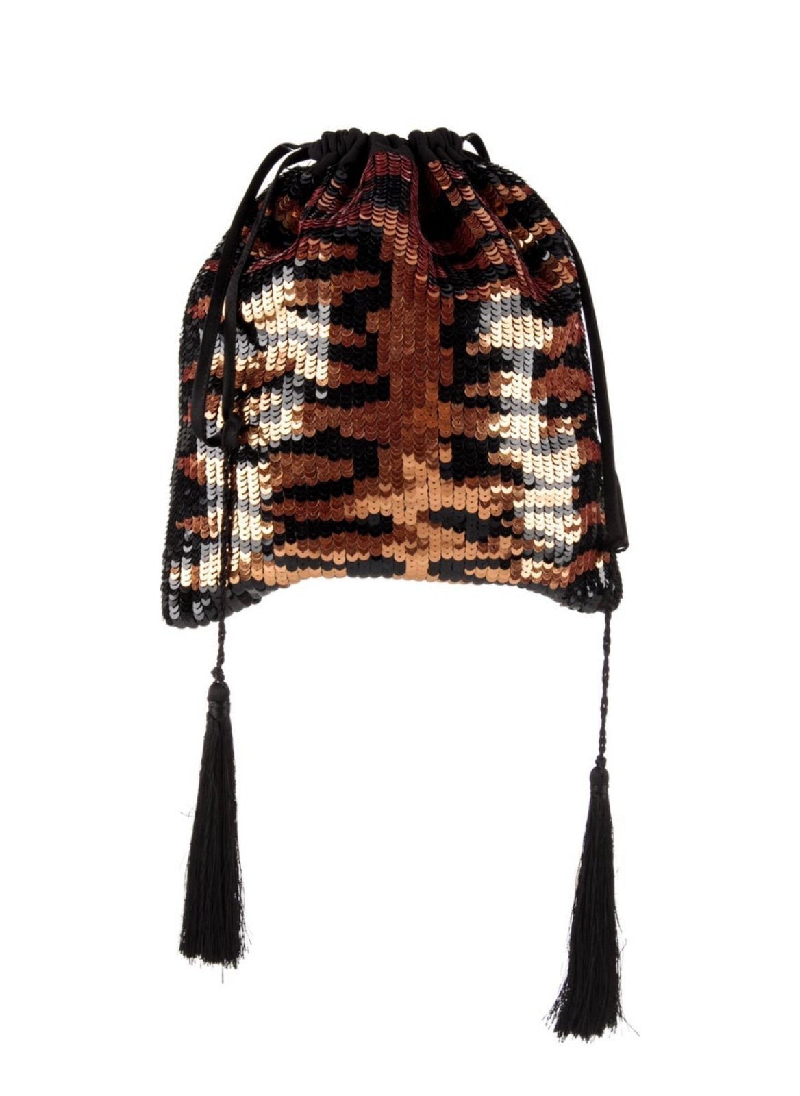 THE ATTICO Sequined Clutch