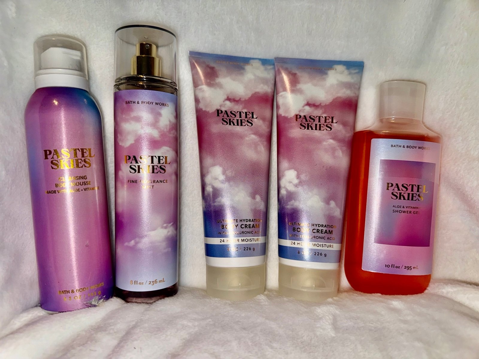 Bath and Body Works Pastel Skies Bundle
