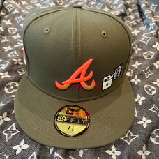 Atlanta Braves New Era Fitted Hat Baseball Cap 7 7/8 Dice All-Star 2000 MLB