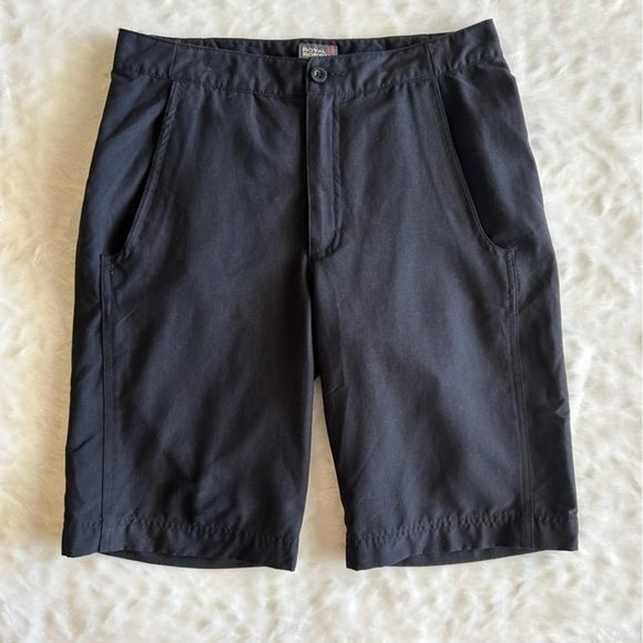 Women's Royal Robbins Black Bermuda Athletic Shorts - Size 2