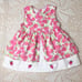Vintage 1990s Small Steps Baby Girl 3t Pink Strawberry Embroidered Jumper Dress