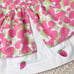 Vintage 1990s Small Steps Baby Girl 3t Pink Strawberry Embroidered Jumper Dress