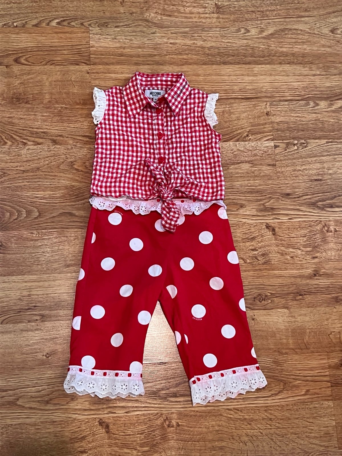 Vintage Toddler Girls Moschino Outfit