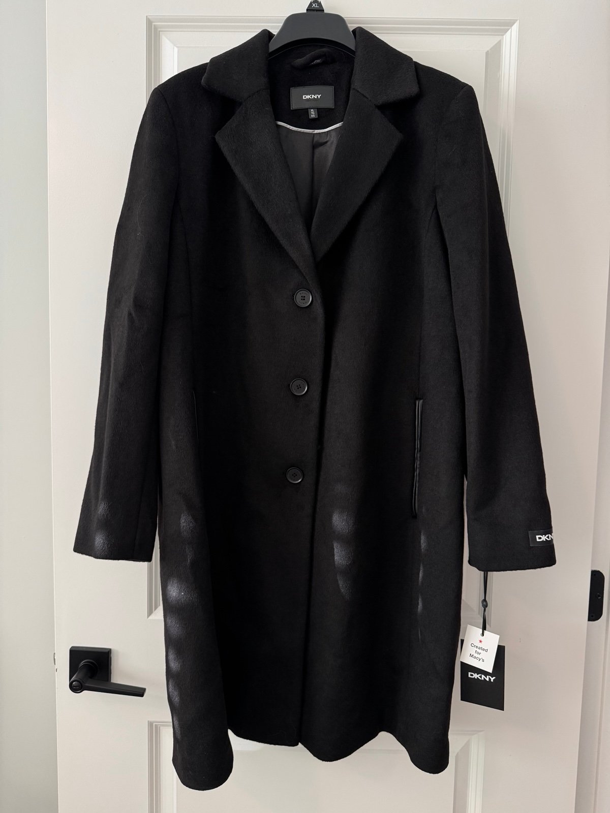 DKNY Women’s Black Dress Coat NWT