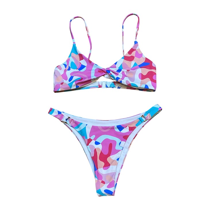 Blackbough Abstract Print Bikini Set M/L