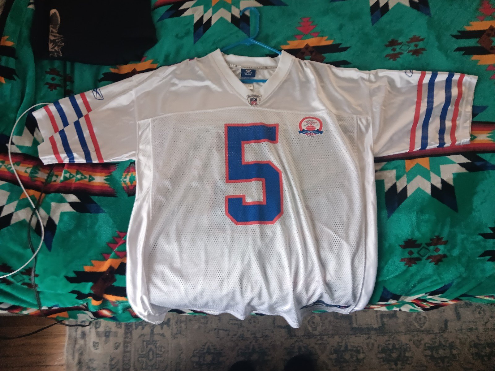 Nfl official 50th anniversary bills jersey