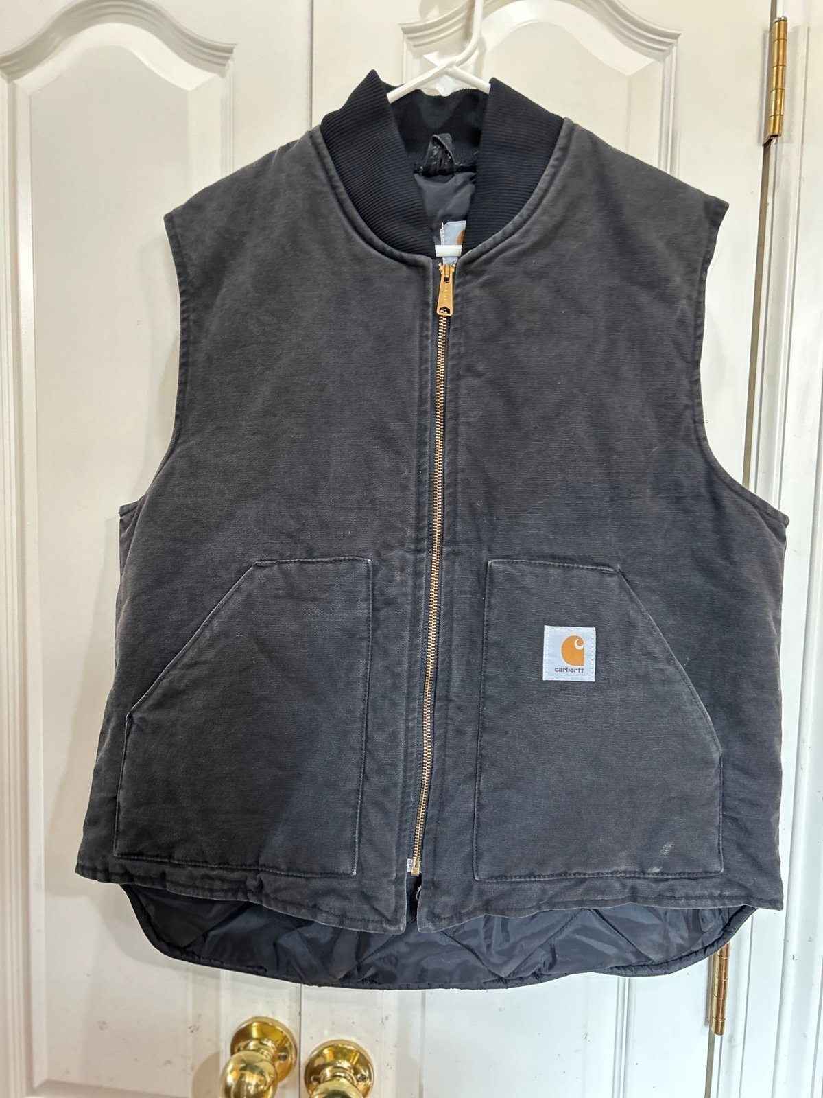 Carhartt men XL canvas arctic insulated vest