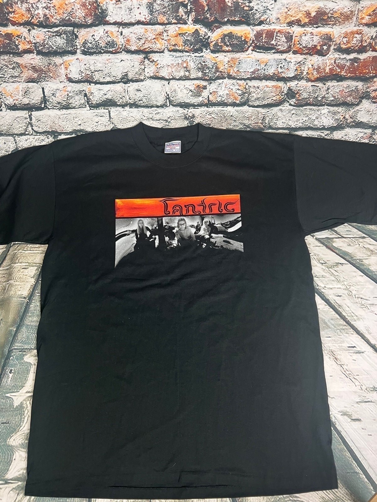 Vintage Tantric band 2002 Tour Black T shirt Single Stitch All Sport Tag Size XL