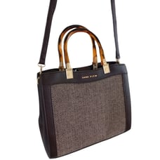 Anne Klein Espresso Vera Convertible Satchel