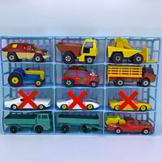 Vintage Matchbox Lesney 1-75 SuperFast LOT Ford Tractor Mercedes Truck Dodge +++