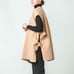 Hard-to-obtain Heve ribbon wool reversible beige vest.