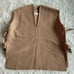 Hard-to-obtain Heve ribbon wool reversible beige vest.