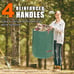Reusable 72 Gal Lawn and Leaf Bags 3 Pack Heavy Duty Bags with Gardening Gloves