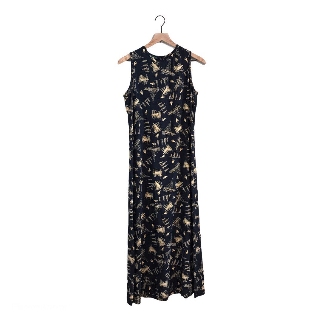 Lauren Ralph Lauren Sailboat Silk Dress