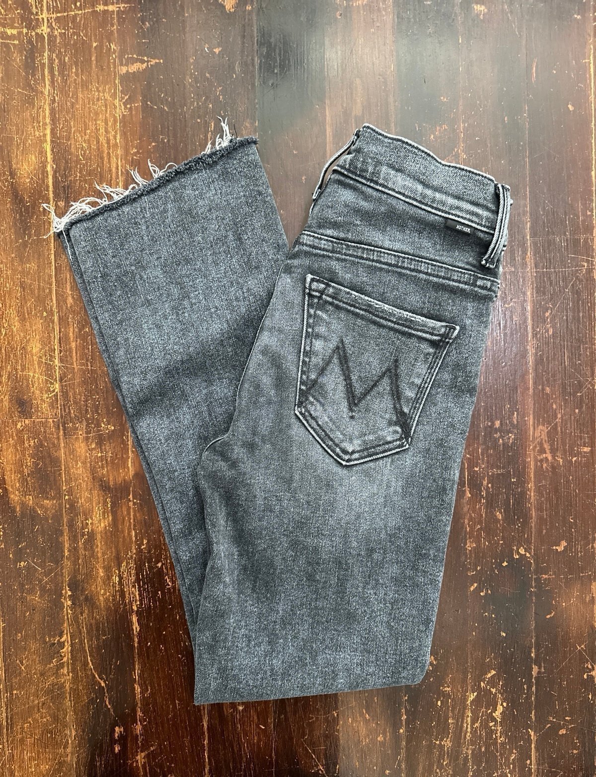 MOTHER Denim Insider Crop Step Fray