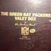 Greenbay Packers Valet Wood Box