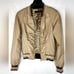 Chromosome in X women's beige bomber jacket size Small