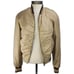 Chromosome in X women's beige bomber jacket size Small