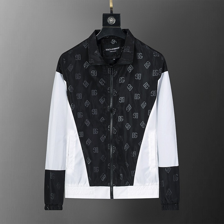 Black and white jacket coat